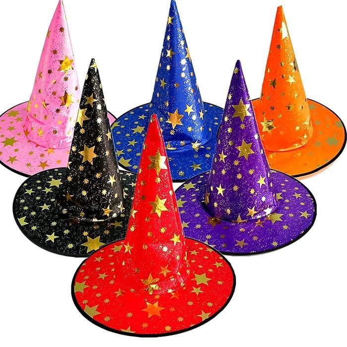 Topi Witch Hat Pesta Kostum Halloween Topi Nenek Sihir Grosir - Dazzle Wardrobe