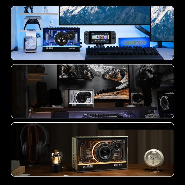 STG PUMP INDUSTRIAL - Edifier QD35 QD 35 Tabletop Hi-Res Audio Wireless Bluetooth Speaker