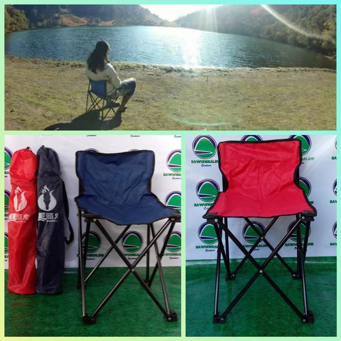 TERMURAH Kursi Lipat Sandaran Outdoor Kursi Mancing