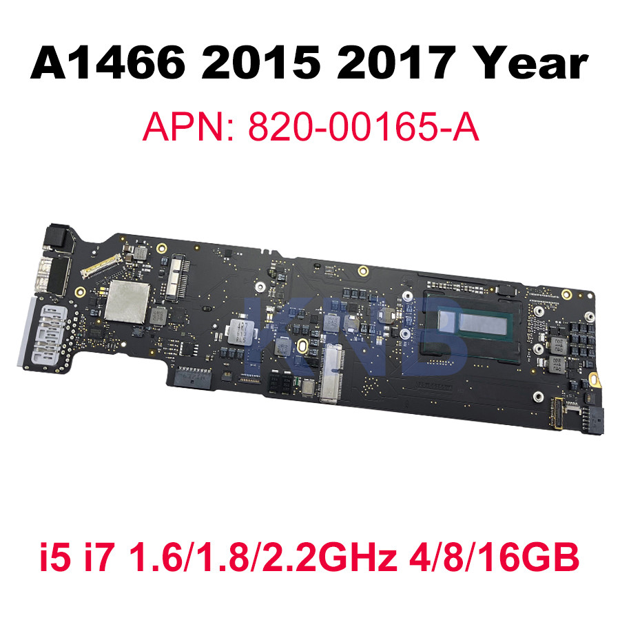 Original A1466 Motherboard For Macbook Air 13" A1369 A1466 Logic Board i5 i7 8G 16GB 2010 2011 2012
