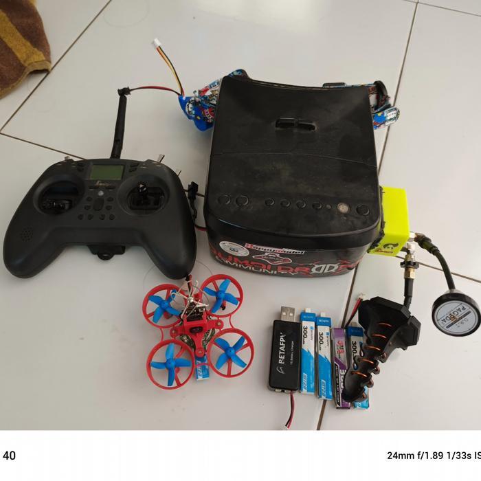 Paket micin RTF (remote , google, dan drone)