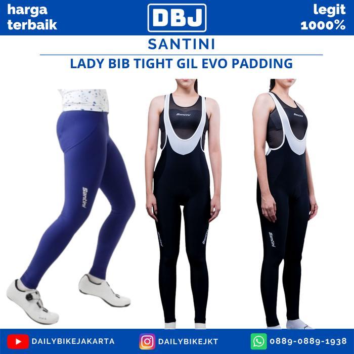 SANTINI LADY BIB TIGHT GILEVO PADDING
