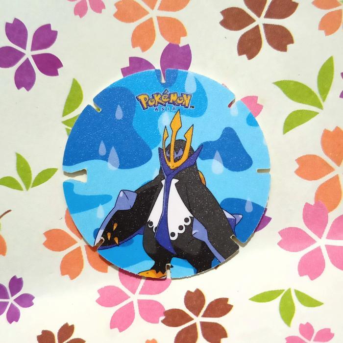 empoleon chiki balls pokemon coin tazos
