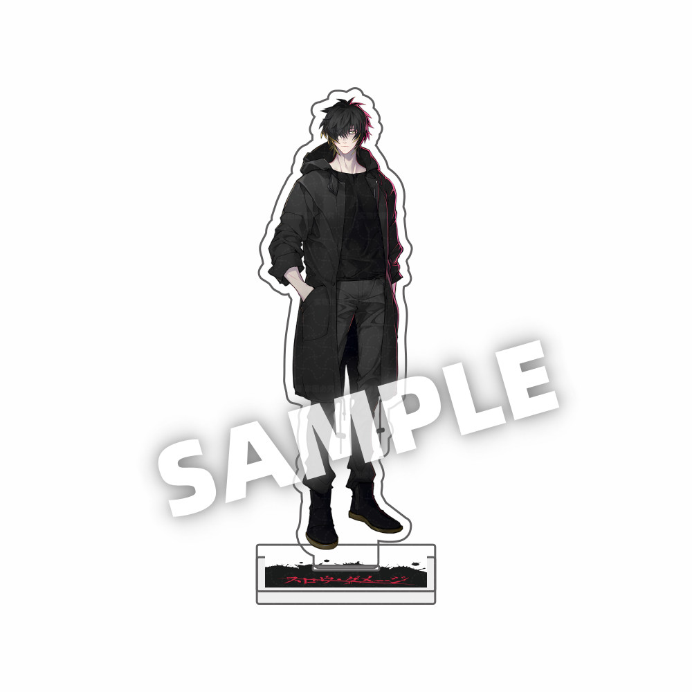 15cm Slow Damage Towa Acrylic Stand Anime Character Standee Desk Ornament BL Game Figure Collectible