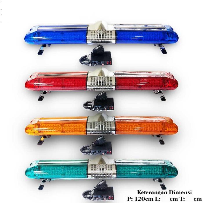 LAMPU ROTATOR TOA PATWAL HIJAU LTF 2000 LED LIGHT BAR
