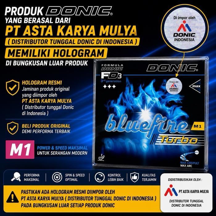 Donic Bluefire M1 Turbo Karet Pingpong