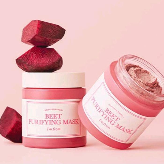 I'm From Beet Purifying Wash Off Clay Mask Masker Wajah Membersihkan Kulit Pori Pori Original Korea