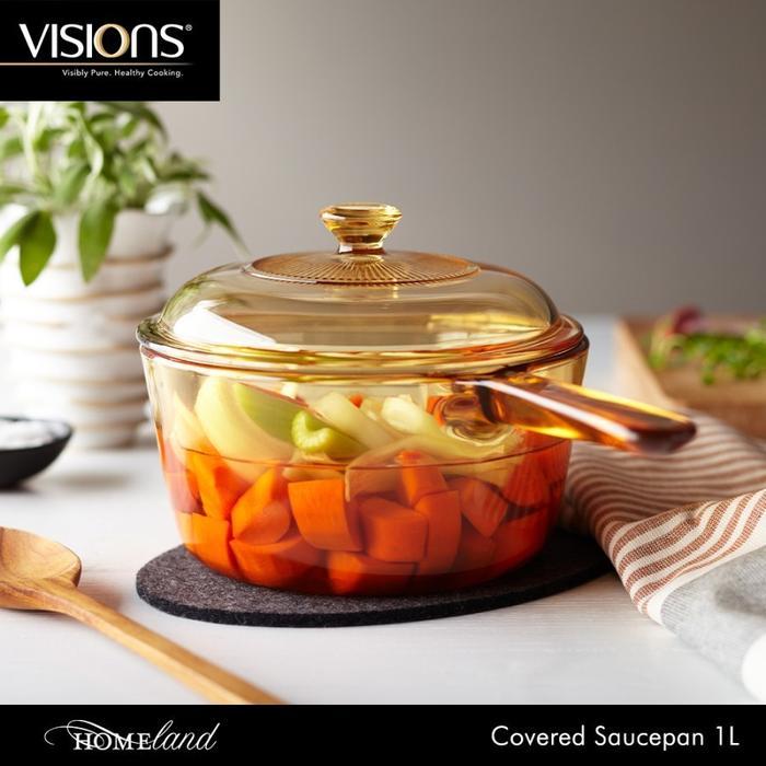Panci Kaca Visions Saucepan Panci Kaca Tempered Glass