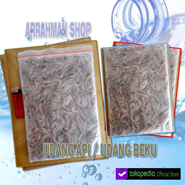 Udang Beku Pakan Ikan Predator / Udang Beku Pakan Arwana / Udang Api
