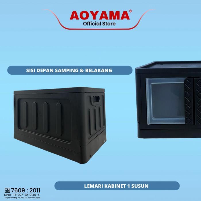 SALE!! COD LEMARI CABINET 1 SUSUN AOYAMA MIX WARNA / LEMARI SERBAGUNA AOYAMA / BOX CABINET / MUDAH