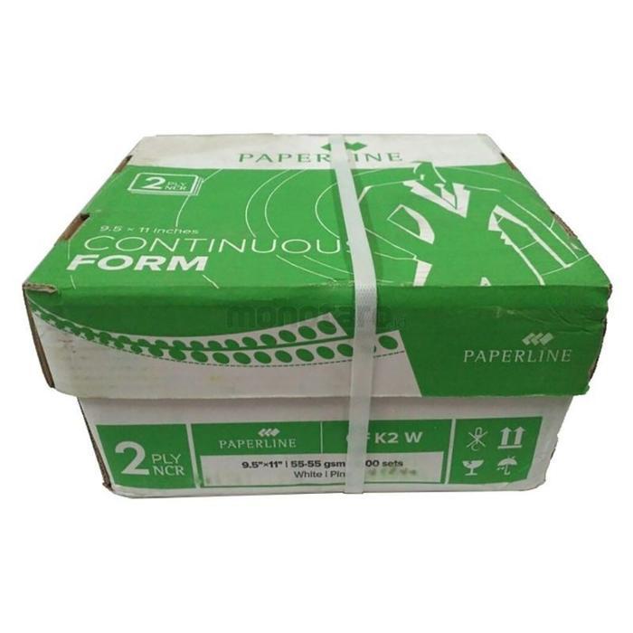Terbaru [ Dus ] Kertas Continuous Form 2 Ply 9,5X11 - Paperline Cf K2 W Full