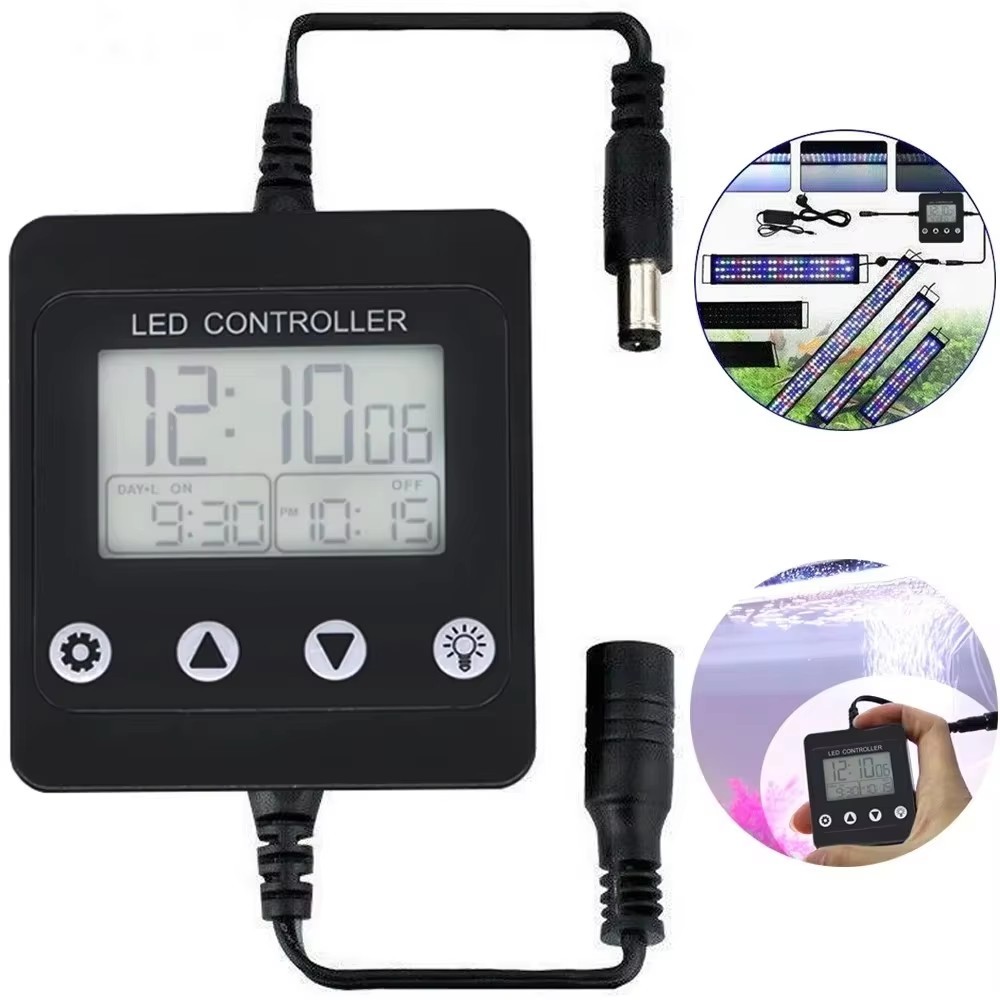 Aquarium Dimming System Fish Tank LED Light Timer Dimmer Controller Full Spectrum Lighting