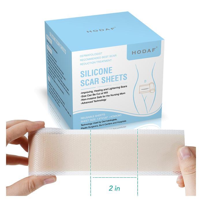 Axismax Plester Silikon Gel Penghilang Bekas Luka Tape Scar Gel Medis Keloid Caesar Luka Bakar