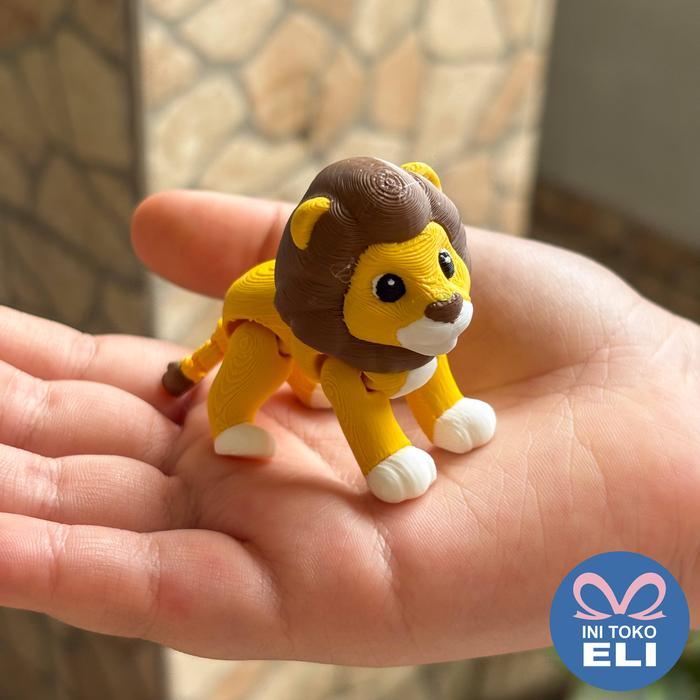 READY SET Miniatur Hen Binatang Kecil Panda Merah, Lemur, Tokek, Kelomang, Gajah, Angsa, Monyet,