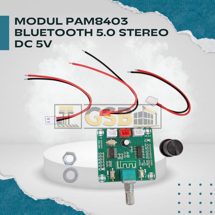 Modul PAM8403 Bluetooth Stereo Amplifier DC 5V 5W2 Class D Audio HW-894