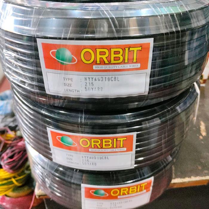 Kabel 2X1.5 Serabut 50 Yard Hitam Serabut Orbit
