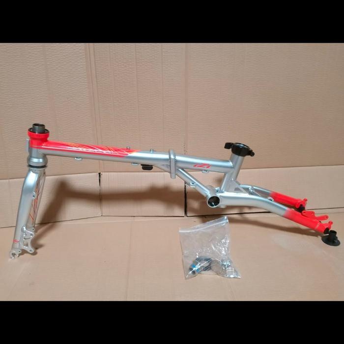 Arc IZI Frame Set Fork Sepeda Lipat Folding 16 Murni 305 16 Plus 349 Model FHOn gust Chromoly Disc B