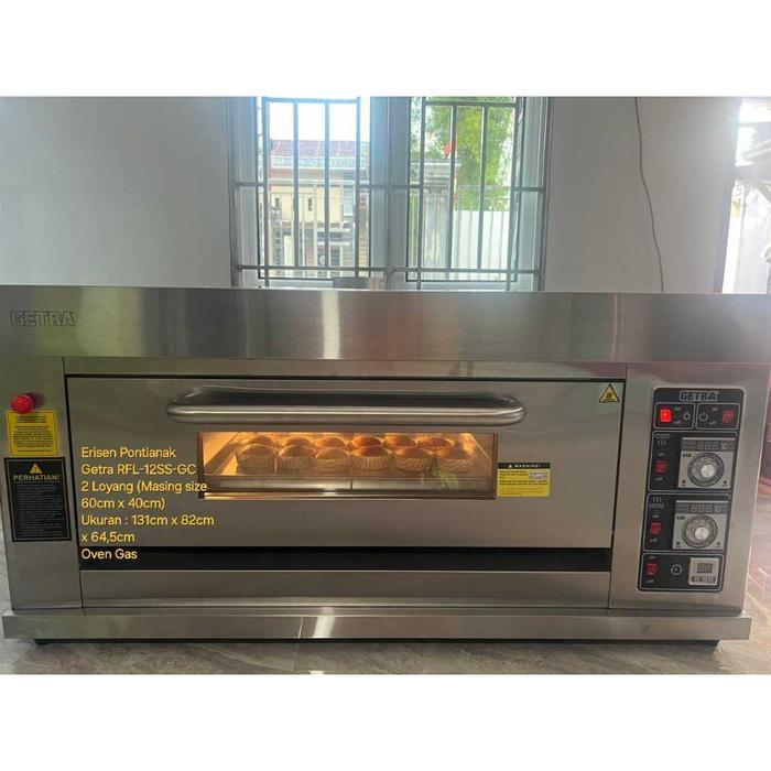 GETRA Oven RFL-12SS-GC / Mesin Pemanggang /Gas Baking Oven