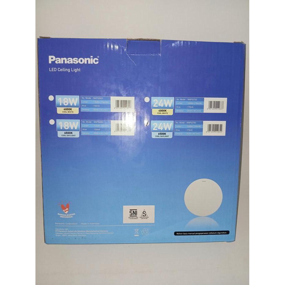 SALE Kap Baret Panasonic LED 18 WATT / ceiling light/ lampu plafon outbow
