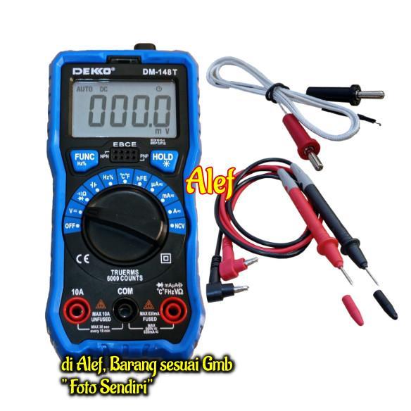 Avometer Digital Dekko Dm 148 Avo Meter Dm148 Auto Multitester Dm 148T