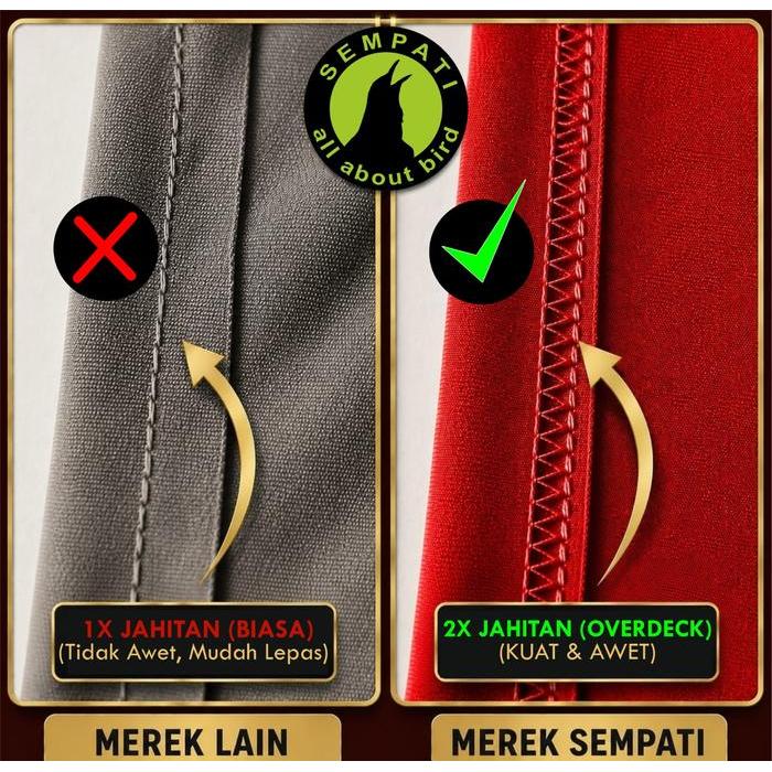 SEMPATI Krodong Merpati 3 Pasang Kerodong Dongdang Merpati 6 Pintu Cover Sangkar Burung Merpati