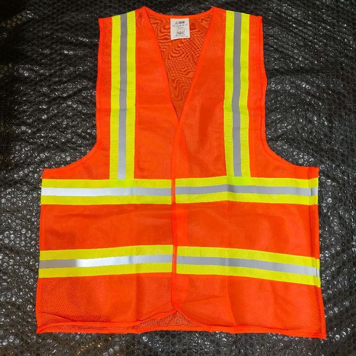 Rompi safety Vest Kombinasi 0051 Orange/rompi safety 0051-Orange