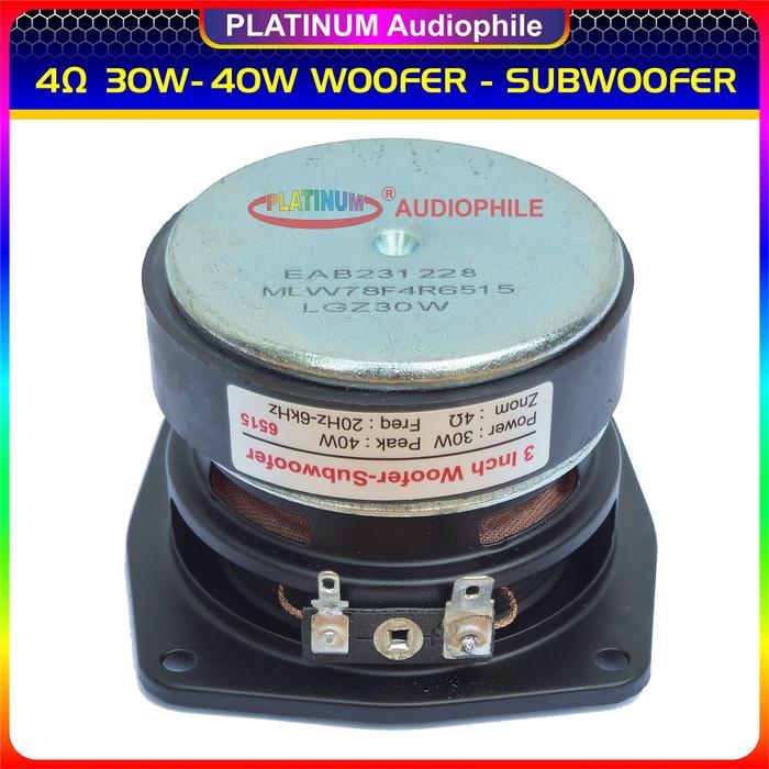 Speaker 3 Inch Super Bass 30W-40W 4 Ohm Woofer Subwoofer 6515