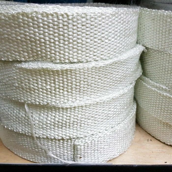 FIBERGLASS CLOTH PITA 2"INCH / FIBERGLASS TAPE TAHAN PANAS ROLLAN