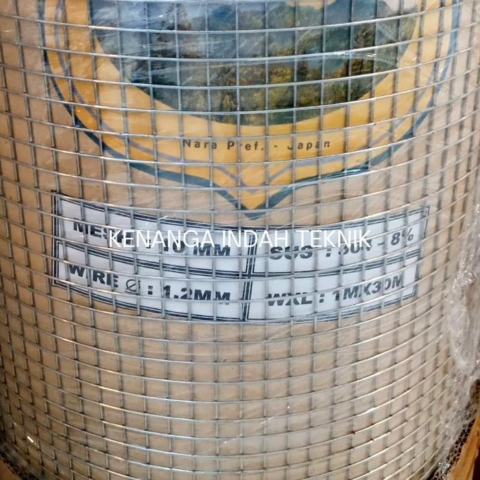 Wiremesh Stainless 1,2mm x 10mm x 10mm/ Wiremesh Meteran SS304 Model Las