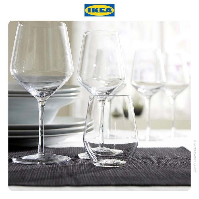 (Good) IKEA IVRIG gelas kaca bening berkualitas 45cl