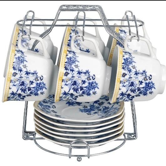 Bisa Spk Cangkir Set Vicenza Porcelain Ca78-1 Cangkir Set 6 Pcs Vicenza