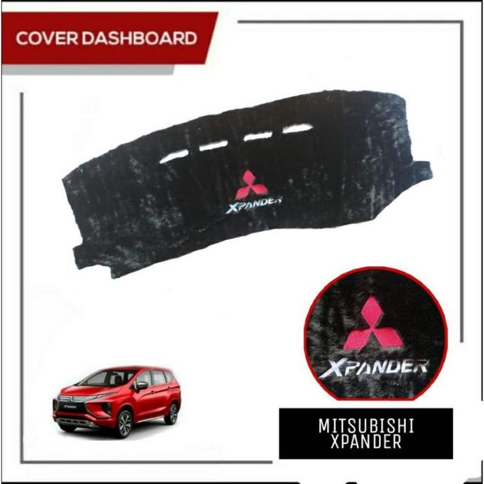 HOT SALE Cover Dashboard mobil Bulu Rasfur Bordir Xpander Hitam