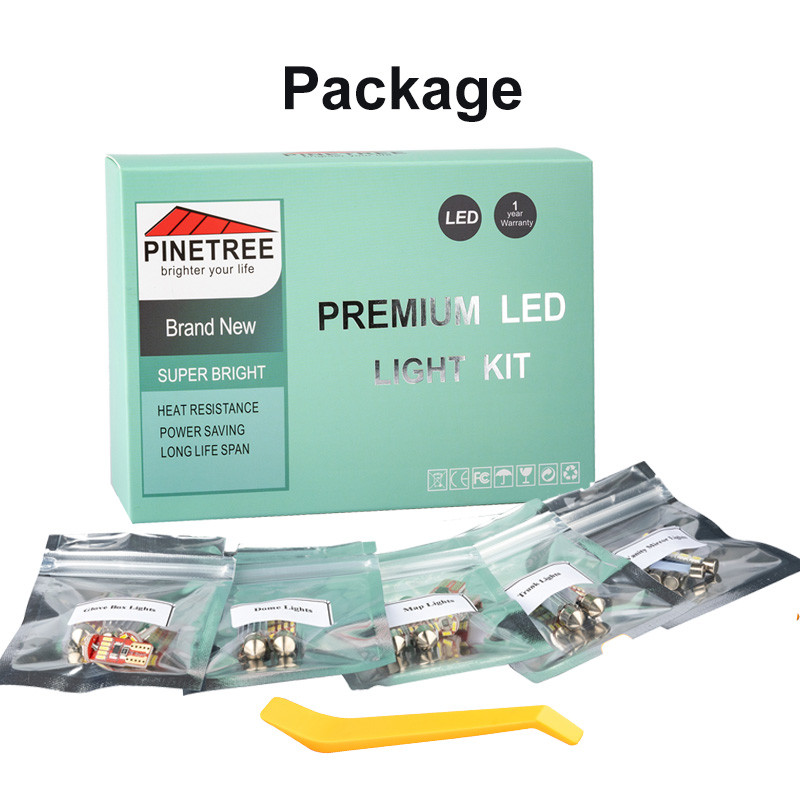 Car Led Interior Light Kit For Honda Fit Jazz 2001-2015 2016 2017 2018 2019 2020 LED Bulbs Dome Map 