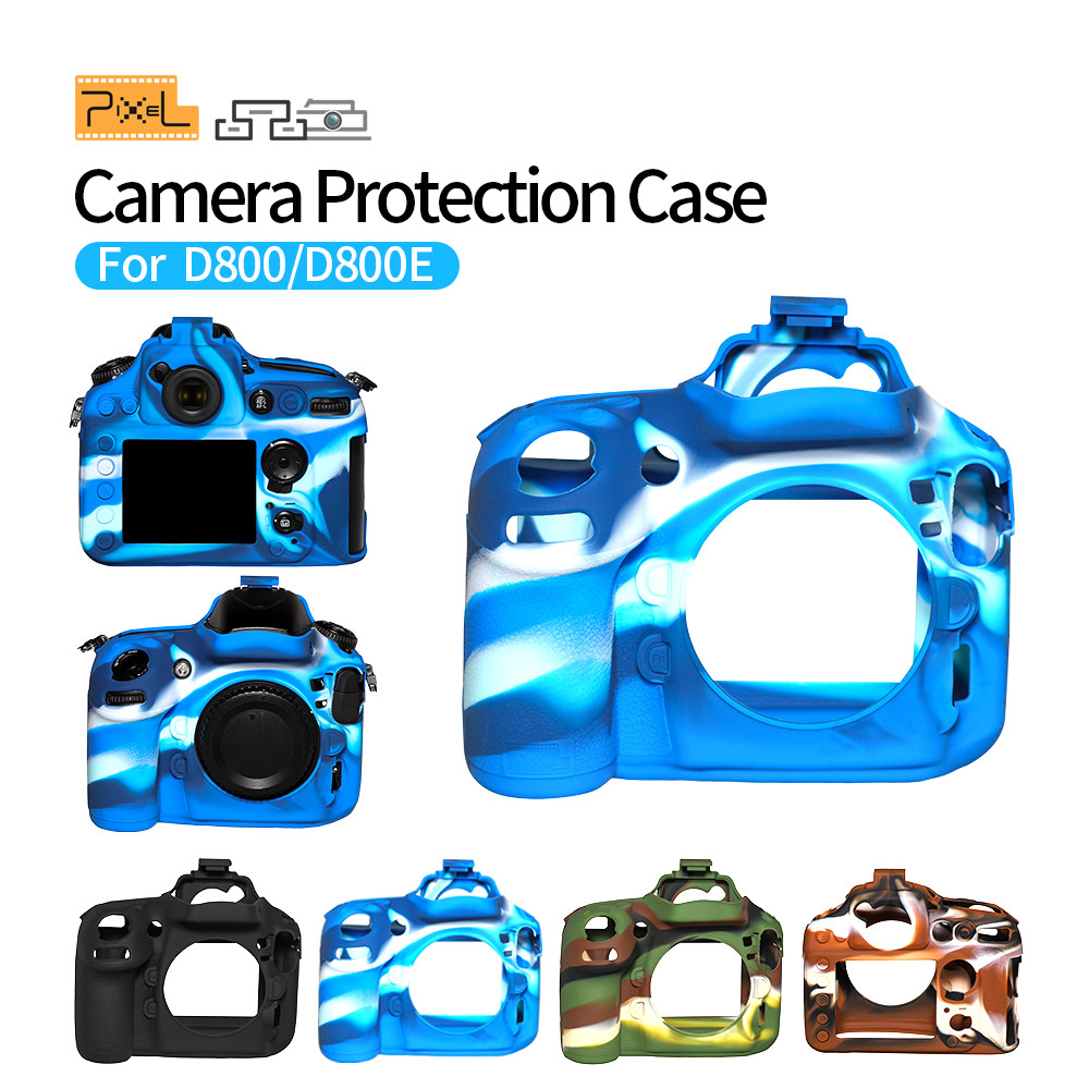 Pixel DSLR Camera Protector Silicone Case Cover Camera Bag For Nikon D800/D800E Photography Accessor