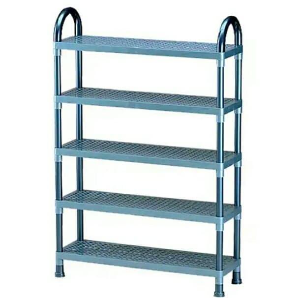 Rak Sepatu/Sendal Plastik, Lion Star, Susun 5.