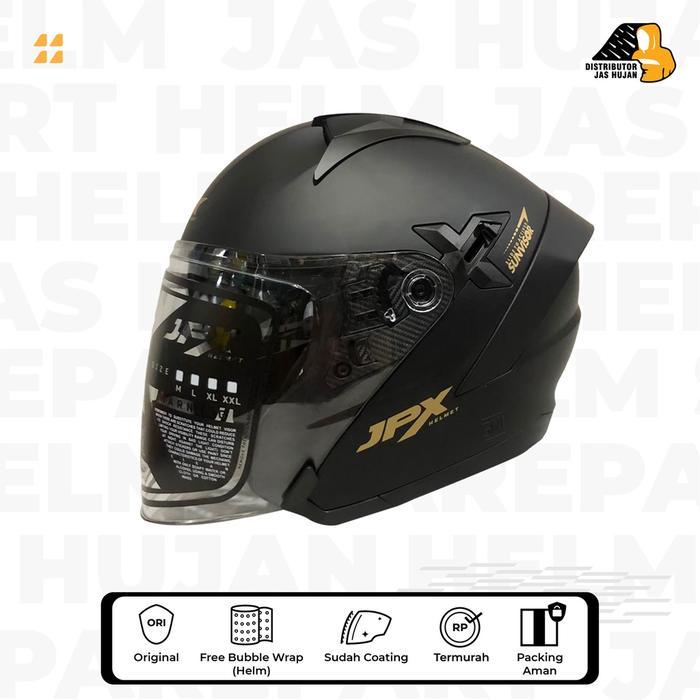 Helm JPX Nova X Solid Black Doff