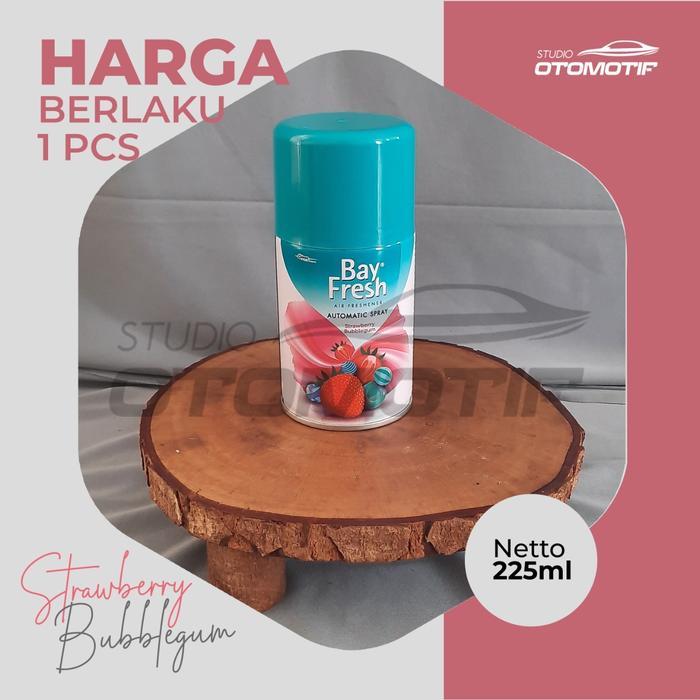 ffor- Bayfresh Matic Spray Strawberry Bubblegum Refill Pengharum Matic 225Ml