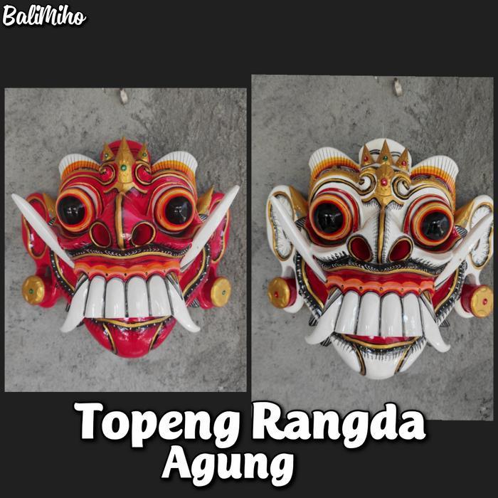 SALE Topeng Rangda Agung Tapel Rangda Halus Pajangan Rangda Topeng Leak