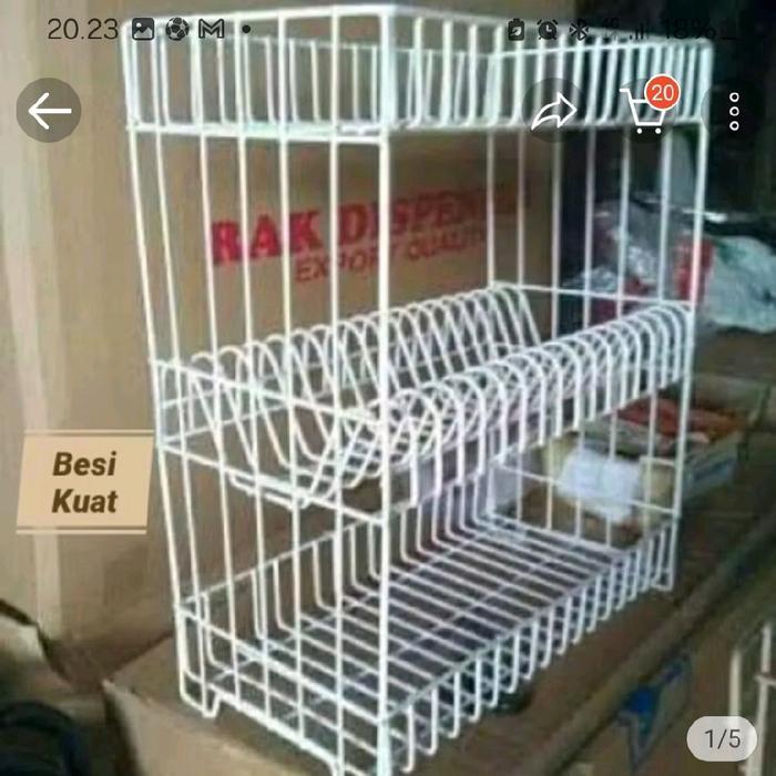 pfaw- Rak Piring Gantung Susun 3/ Rak Piring Wastafel 3. Susun