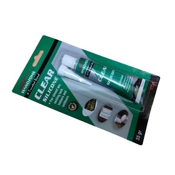 LIE1301 - Lem Silicone Sealant Tube 35gr Lem Kaca Silicone Rubber Silen LEM SILICONE SEALANT 35G LEM