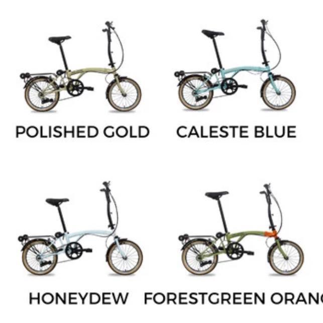 Sepeda Lipat Folding Bike 16 Pro Action Parrot 5 Speed