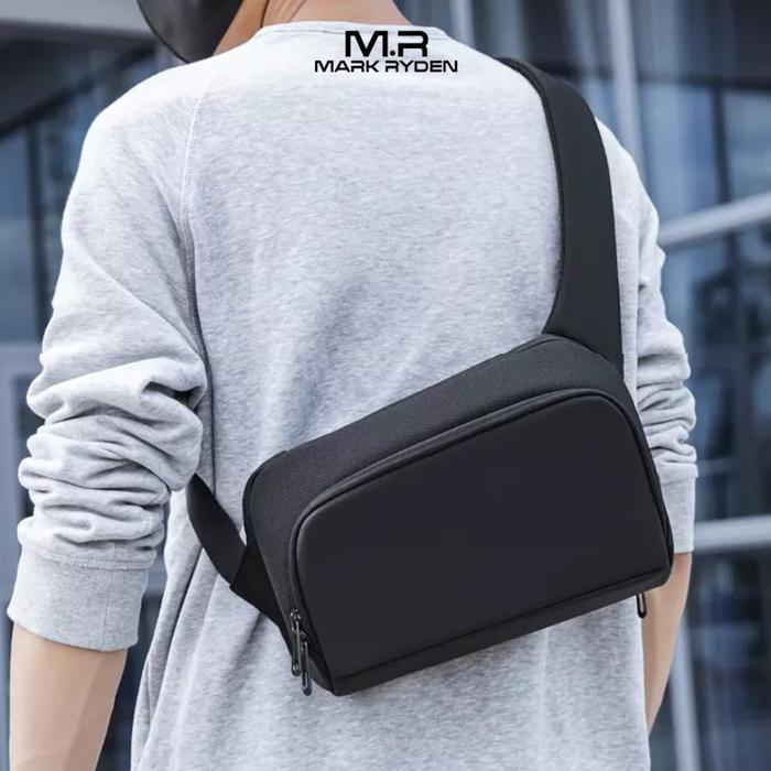 zzaj- Mark Ryden Mr8893 Crossbody Shoulder Bag - Tas Selempang Sling - Black