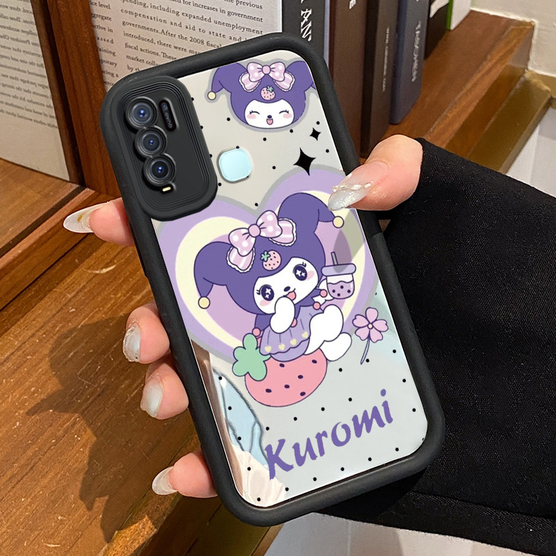 Casing Hp VIVO Y50 VIVO Y30 VIVO Y30i Case HP Casing pola Anime Hitam Keren Kesing Kasing cermin Ces