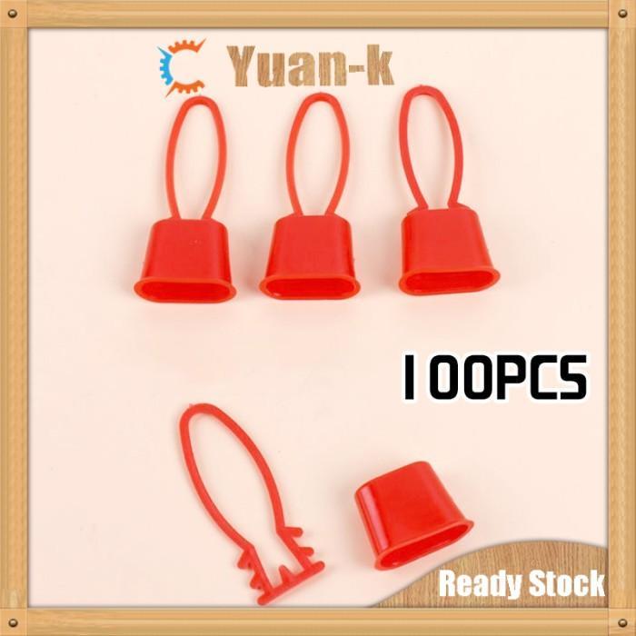 100 Pcs Hanger Polynet / Gantungan Polynet / Hanger Jaring Buah / Fruit Cover Buahan Paranet Plastik