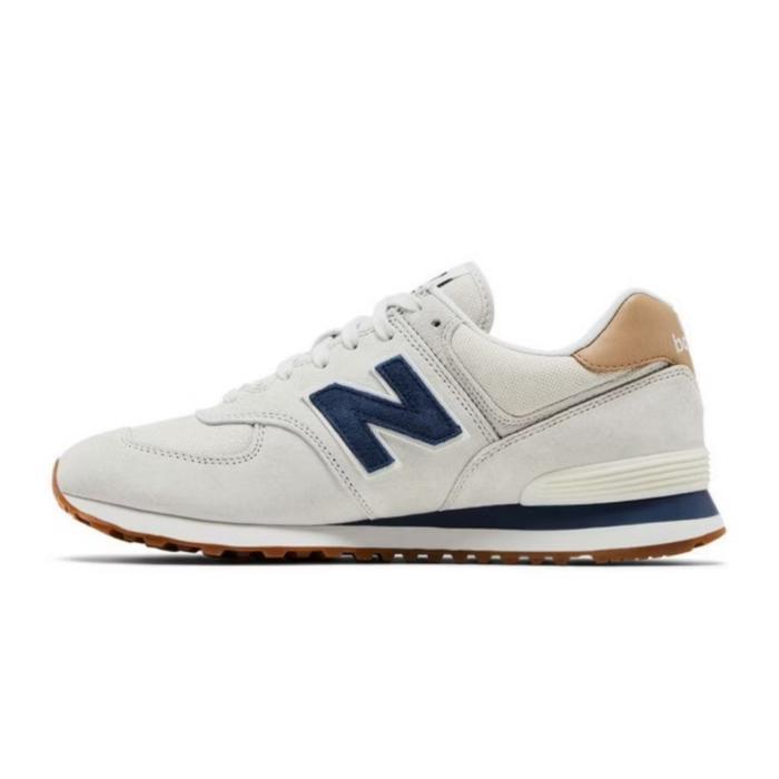 New Sepatu 574 Legacy Beige Navy Terlariss 