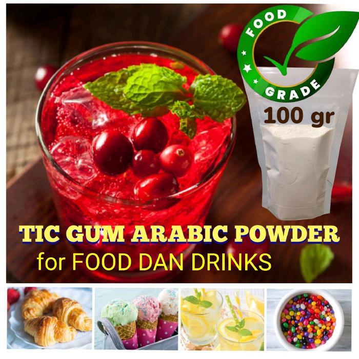 swwf- Gum Arabic 100% Asli Bubuk Gum Arab 1 Kg Gum Arabica Gom Arab Bahan Food Grade
