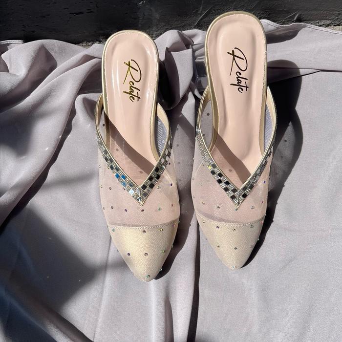 Berkualitas Sofya Diamond - 5 Cm / Wedding Shoes / Sandal Wanita Terlariss 