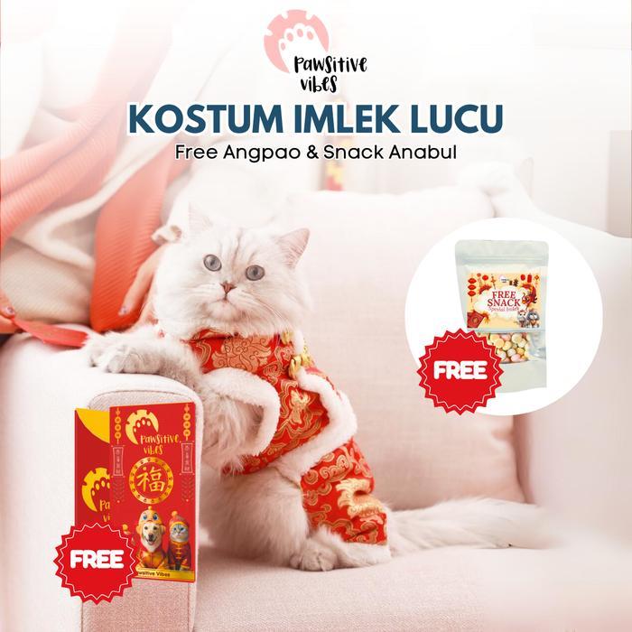 Bolt Cat - - Cosplay Chinese New Year Anabul Anjing Kucing - Topi Boneka Model Telinga Hewan Bunga