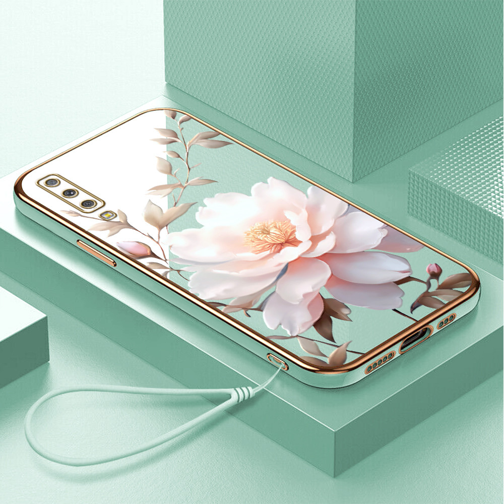 Compitable With Samsung Galaxy A7 2018 A750 Case A6 2901 DD POP Tali Gantungan Cassing