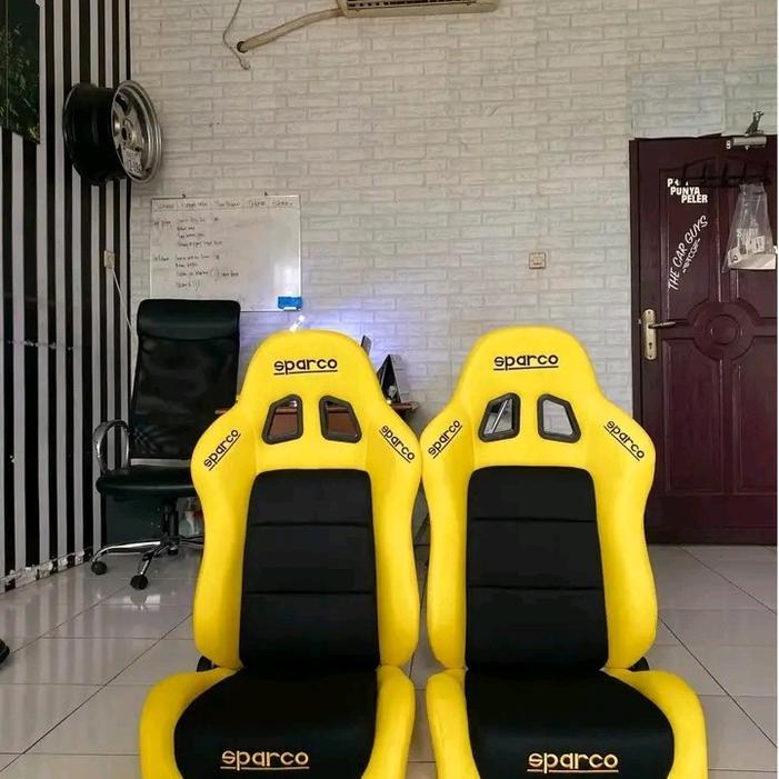 jok racing sparco univesal sepasang + rell dudukan